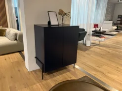 Novamobili Kommoden & Sideboards|Sideboard Belt 900 353 Blu Notte Matt Dunkelblau Füße 306 Brüniert Oxidiert