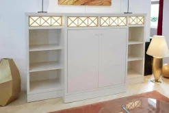 WK Wohnen Kommoden & Sideboards|Sideboard Carino Lack Weißbeige mit Beleuchtung