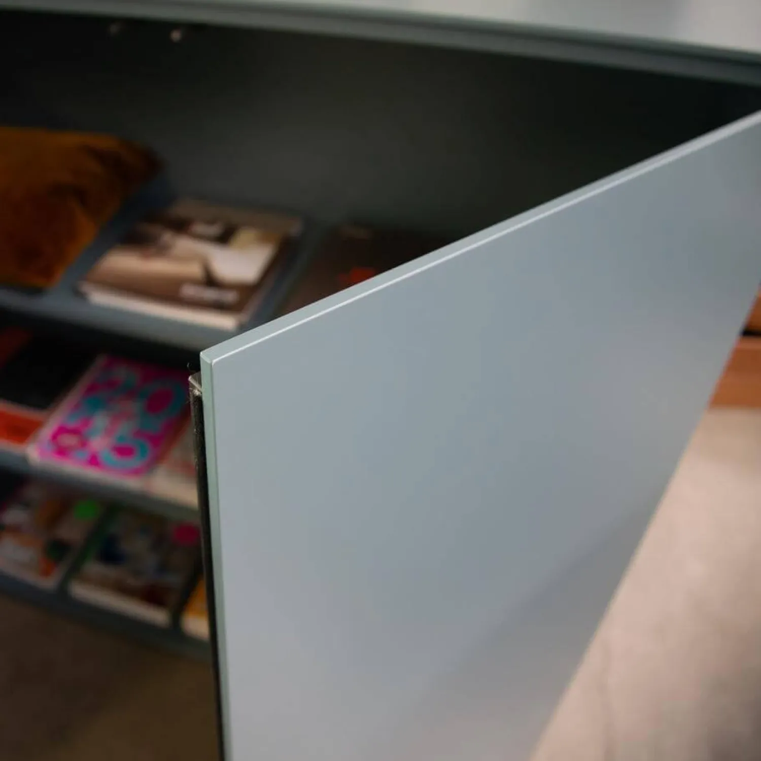 Kettnaker Kommoden & Sideboards|Sideboard Case Lack Graublau Grau Blau Matt Push To Open