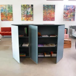 Kettnaker Kommoden & Sideboards|Sideboard Case Lack Graublau Grau Blau Matt Push To Open