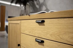 Hülsta Kommoden & Sideboards|Sideboard Chalera Trägeplatte Furnier Natur Eiche