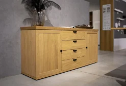 Hülsta Kommoden & Sideboards|Sideboard Chalera Trägeplatte Furnier Natur Eiche