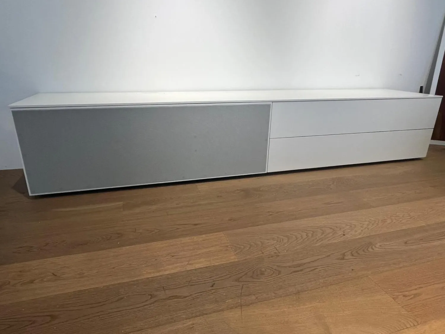 Interlübke Kommoden & Sideboards|Sideboard Cube Change Lack Schneeweiß M03 mit Mediamodul