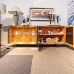 Team 7 Kommoden & Sideboards|Sideboard Cubus AC 65 Innen Buche Außen Eiche Glastüren Mit Touchbeschlag