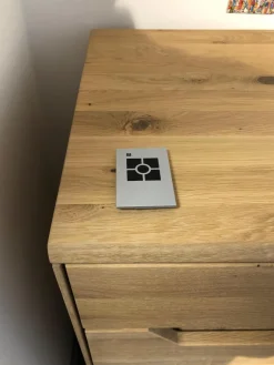 Decker Kommoden & Sideboards|Sideboard Divano Wildeiche Massiv Oberfläche Bianco Geölt