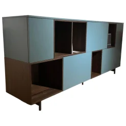 San Giacomo Kommoden & Sideboards|Sideboard Eiche Termort Türkis Dunkelbraun