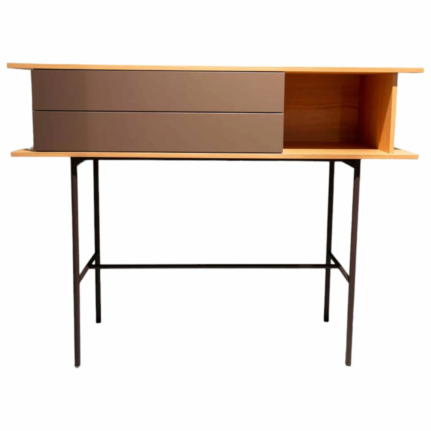 Sculptures Jeux Kommoden & Sideboards|Sideboard 7For Eiche Tobacco Gestell Metall Schwarz