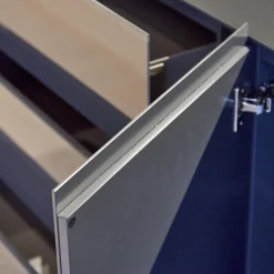 Interlübke Kommoden & Sideboards|Sideboard Jorel J 4036 Korpus Lack Matt 21 Anthrazit Front Glas Optiwhite Anthrazit S21 Lackiert