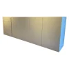 Interlübke Kommoden & Sideboards|Sideboard Jorel Lack M14 Platin Grau Abdeckplatte Glas Matt Platin Grau