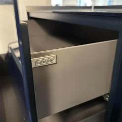 Interlübke Kommoden & Sideboards|Sideboard Jorel Reflect O71 Indigospiegel Lack M83 Navy Blau Mit Abdeckplatte