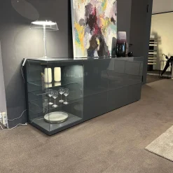 Interlübke Vitrinen & Highboards|Sideboard Just Cube Light Klarglas Atlantic S82 Inkl Beleuchtung