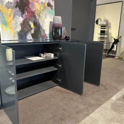 Interlübke Vitrinen & Highboards|Sideboard Just Cube Light Klarglas Atlantic S82 Inkl Beleuchtung