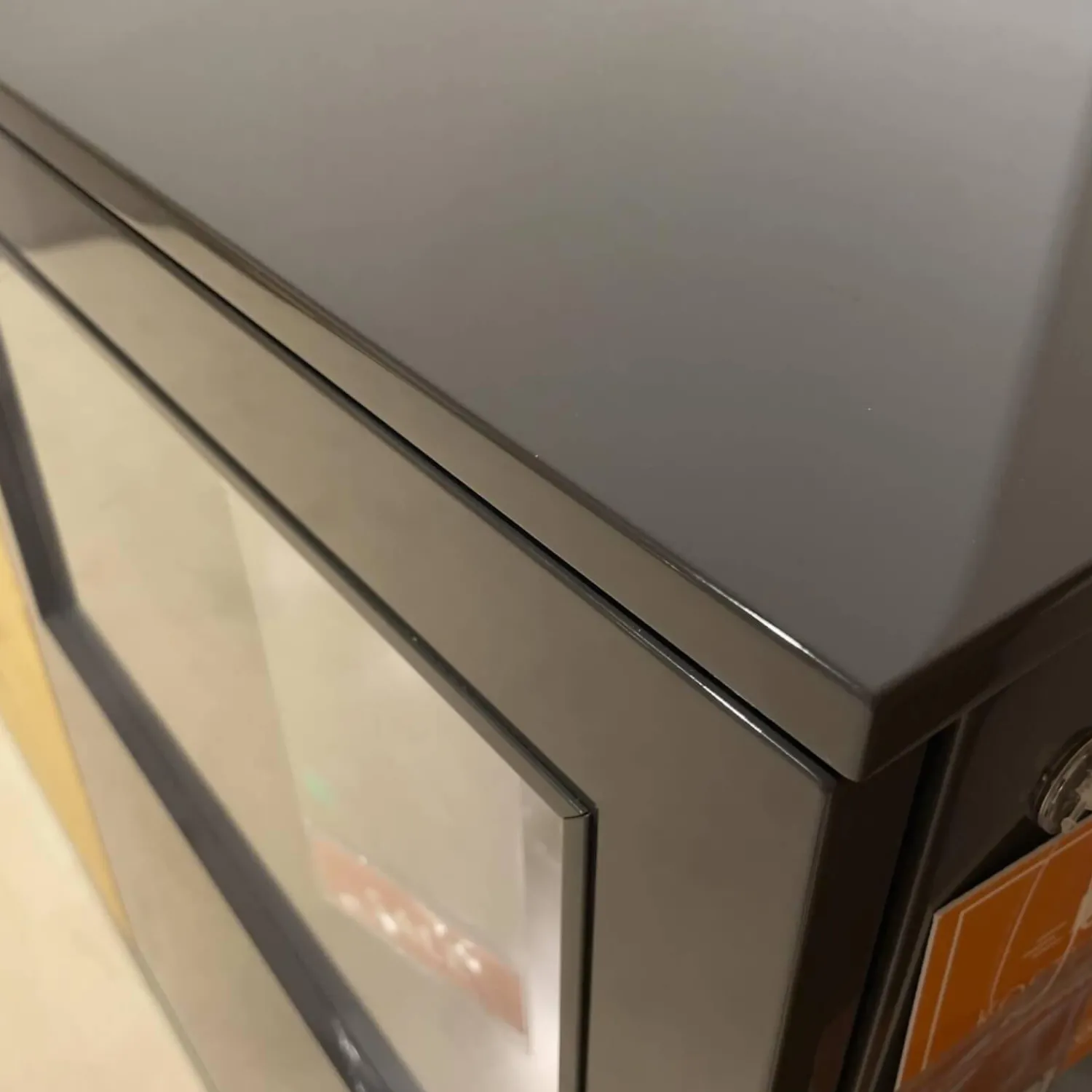 Musterring Kommoden & Sideboards|Sideboard Kara 61851 Lack Graphit Anthrazit Hochglanz Front Mit LED Beleuchtung