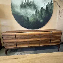 Scholtissek Kommoden & Sideboards|Sideboard Linum Astiger Nussbaum Natur Geölt Front Europäischer Nussbaum Innen Birke