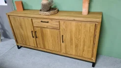 Natura Kommoden & Sideboards|Sideboard 771034-M EN Farmingdale Light Eiche Natur Massiv Geölt