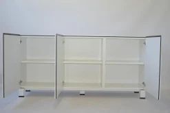 Vario Regale & Container|Sideboard M6 Premium Weiß mit 3 Flügeltüren