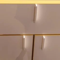 Kettnaker Kommoden & Sideboards|Sideboard Mio Lack Matt La Champagner Rahmen Farblackiert Am Curry