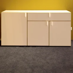 Kettnaker Kommoden & Sideboards|Sideboard Mio Lack Matt La Champagner Rahmen Farblackiert Am Curry