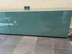 Piure Kommoden & Sideboards|Sideboard Nex Side Hochglanzlack Innen Mattlack Farbe Sage