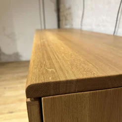 Team 7 Kommoden & Sideboards|Sideboard Nox 3 Eiche Wild Natur Geölt mit 3 Tandemladen Quadratgriff QE Edelstahl