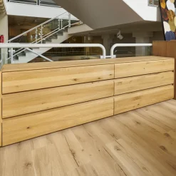 Wimmer Kommoden & Sideboards|Sideboard Nyon Rustikale Asteiche Massiv Bianco Geölt