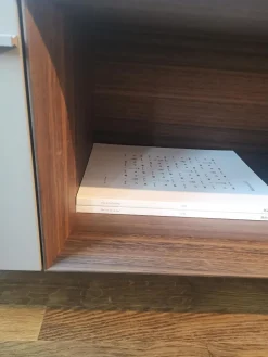 Molteni & C Kommoden & Sideboards|Sideboard Pass-Word Holz Eukalyptus Matt Lackiert Kieselgrau Und Ton