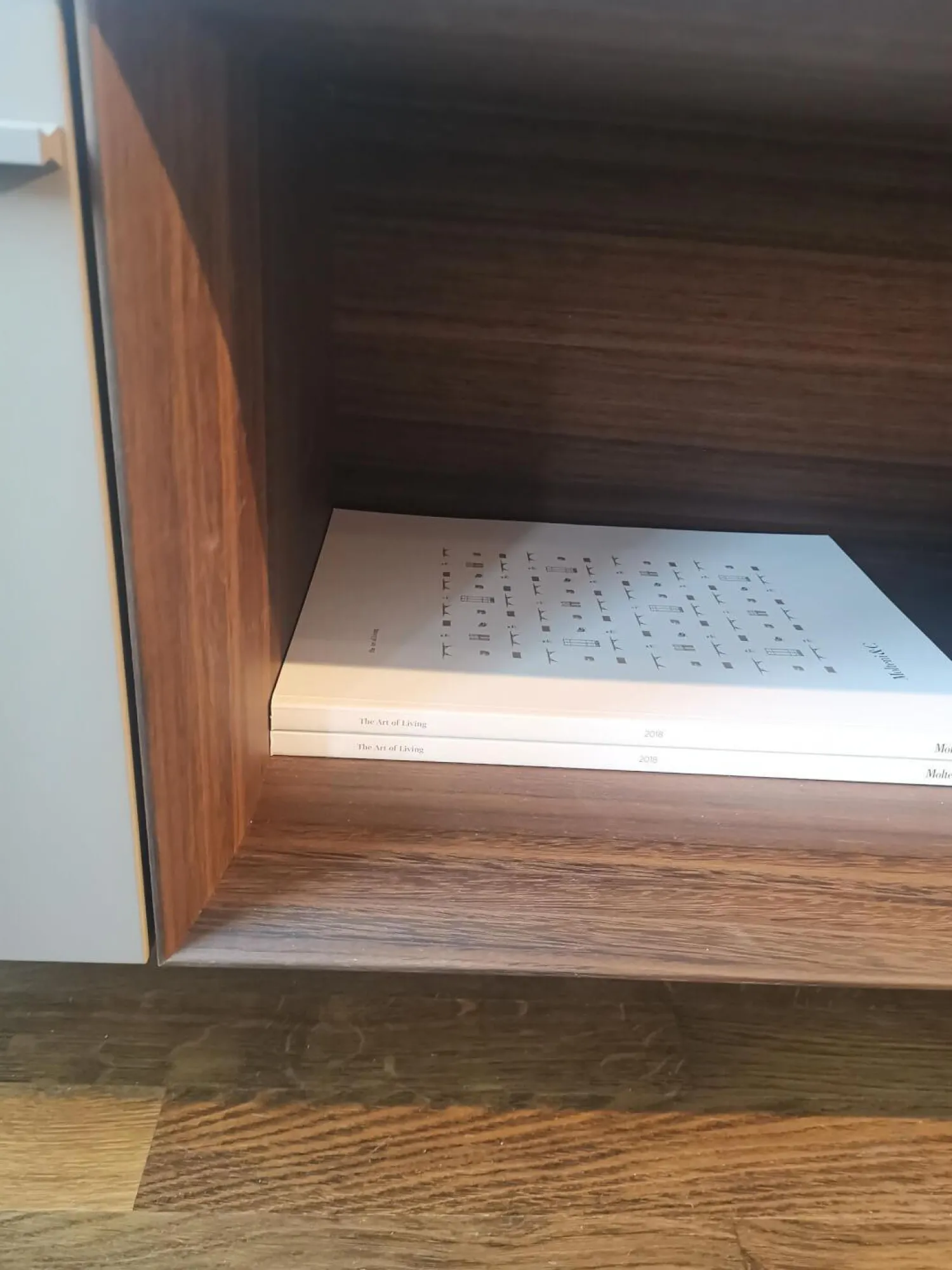 Molteni & C Kommoden & Sideboards|Sideboard Pass-Word Holz Eukalyptus Matt Lackiert Kieselgrau Und Ton