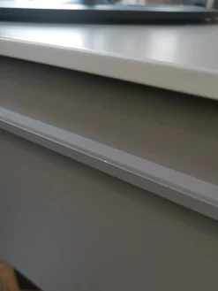 Molteni & C Kommoden & Sideboards|Sideboard Pass-Word Holz Eukalyptus Matt Lackiert Kieselgrau Und Ton