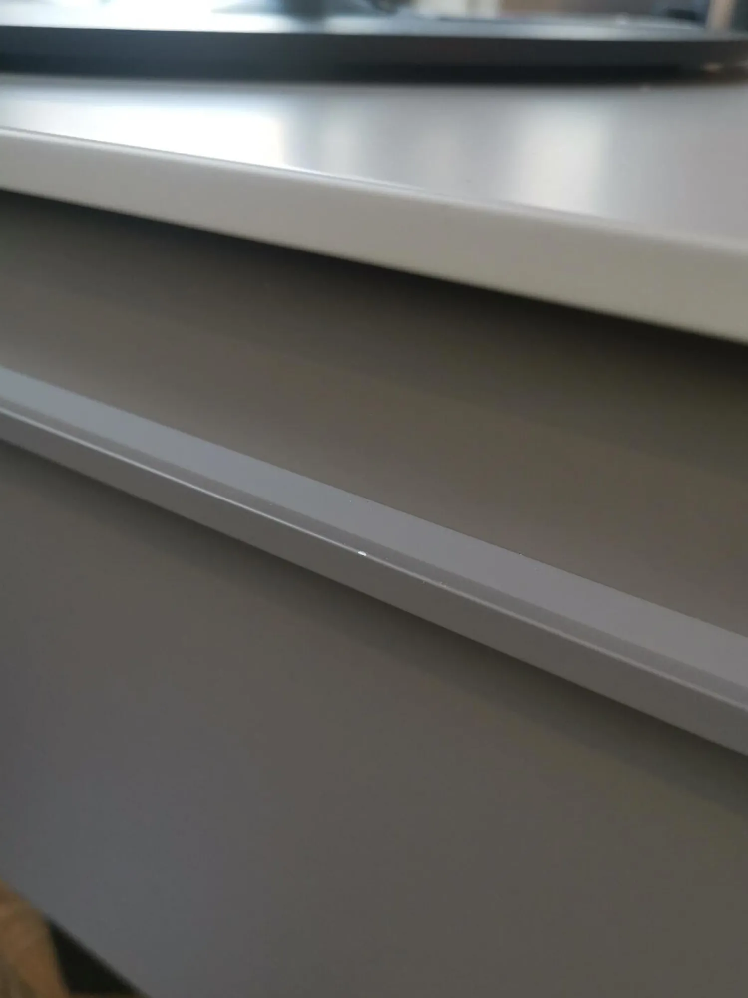 Molteni & C Kommoden & Sideboards|Sideboard Pass-Word Holz Eukalyptus Matt Lackiert Kieselgrau Und Ton