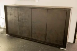 Capo D'Opera Kommoden & Sideboards|Sideboard Privacy Oberfläche Harz Toccaferro mit Galmei Metall-Effekt