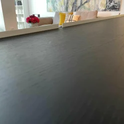 Interlübke Kommoden & Sideboards|Sideboard Raumteiler Jorel Lack Kristallweiß Abdeckplatte Eiche Dunkel