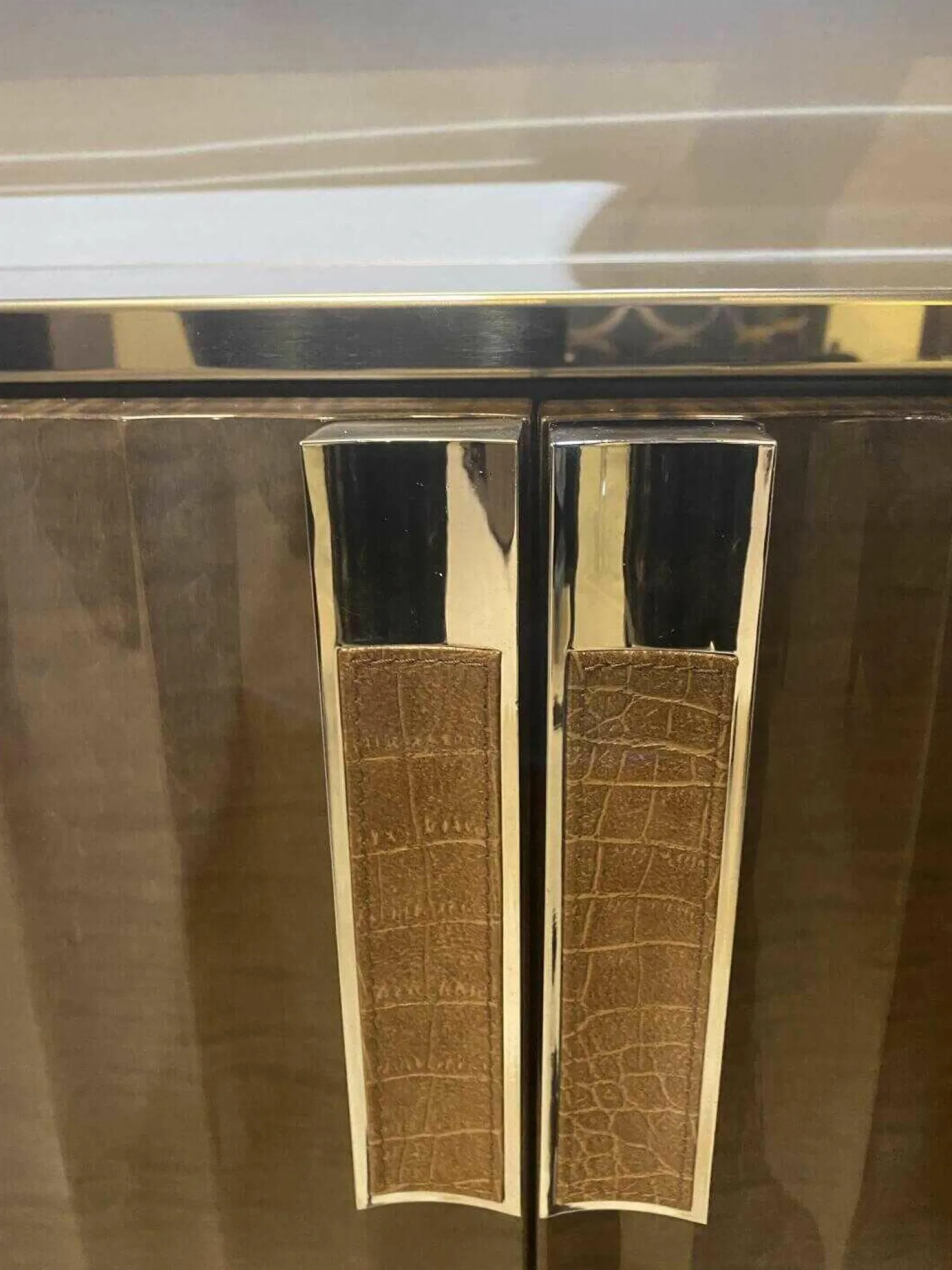 Malerba Kommoden & Sideboards|Sideboard Red Carpet Ahorn Riegel Dunkel Gebeizt