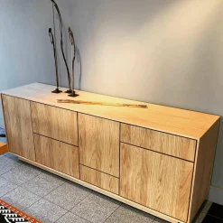 Riva1920 Kommoden & Sideboards|Sideboard Rialto Modul Eiche Vollholz