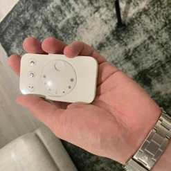 YOMEI Kommoden & Sideboards|Sideboard S100 Nussbaum Taupe Zierleiste Edelstahl Poliert