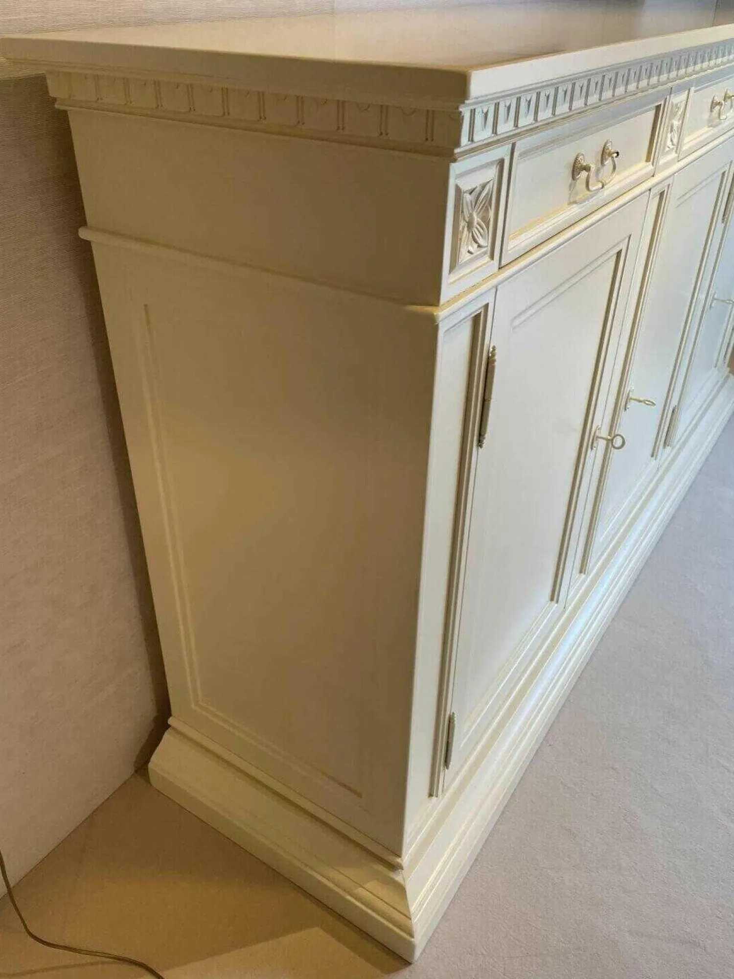 Tonin Casa Kommoden & Sideboards|Sideboard Schleiflack Weiss Massivholz