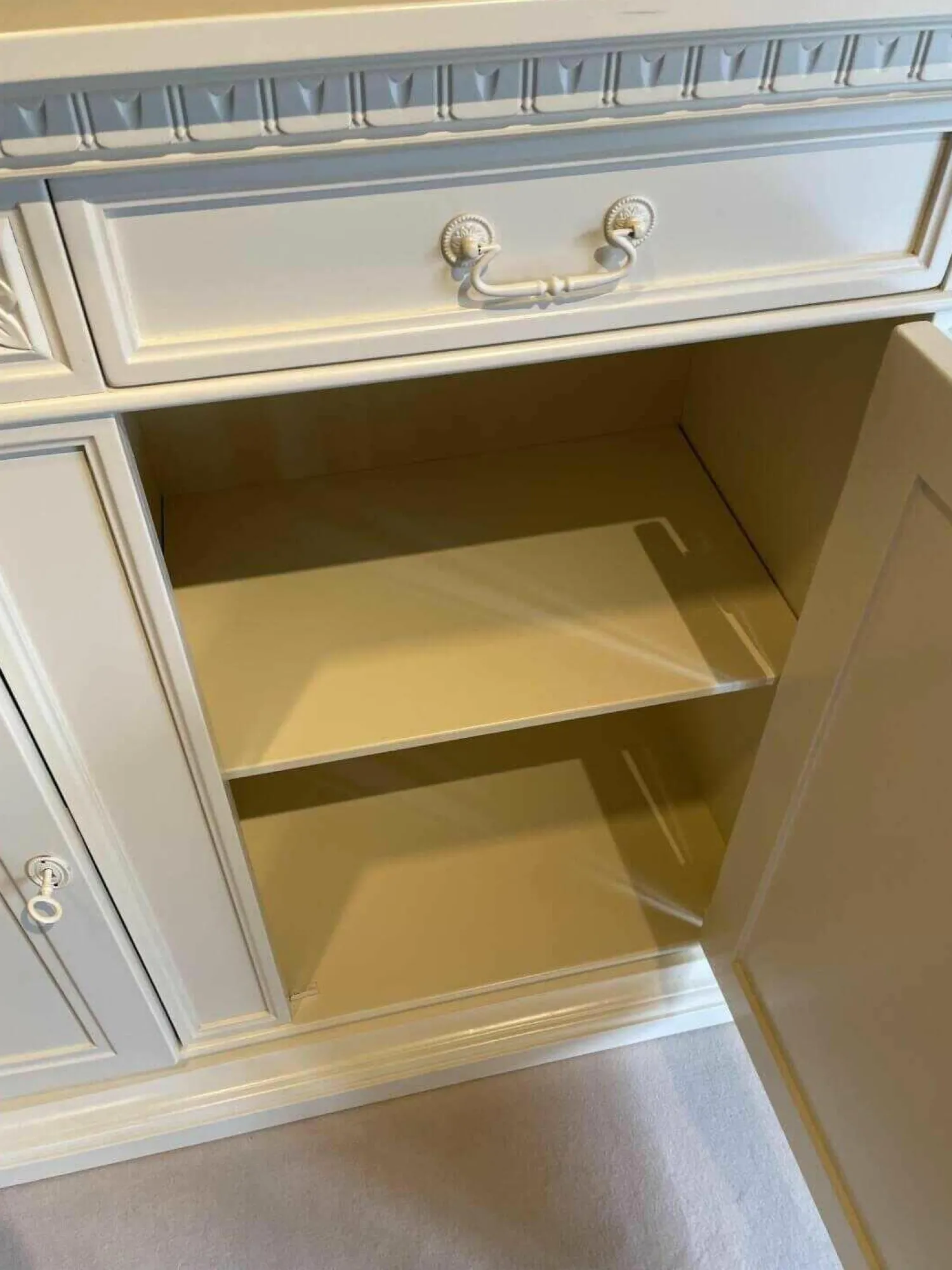 Tonin Casa Kommoden & Sideboards|Sideboard Schleiflack Weiss Massivholz