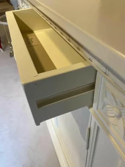 Tonin Casa Kommoden & Sideboards|Sideboard Schleiflack Weiss Massivholz