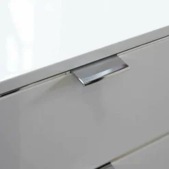 Piure Kommoden & Sideboards|Sideboard Side H o1 Hochglanz Weiß Kufengestell