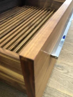 Riva1920 Kommoden & Sideboards|Sideboard Sipario Amerikanischer Nußbaum mit Hängekommode