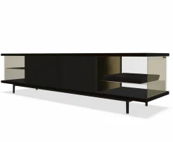 Walter Knoll Kommoden & Sideboards|Sideboard The Farns 2715 Geflammte Eiche Geölt 240 mit Innenbeleuchtung