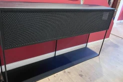 Zeus Kommoden & Sideboards|Sideboard Tristano Stahl Kupferschwarz Sandeffekt Epoxylackiert