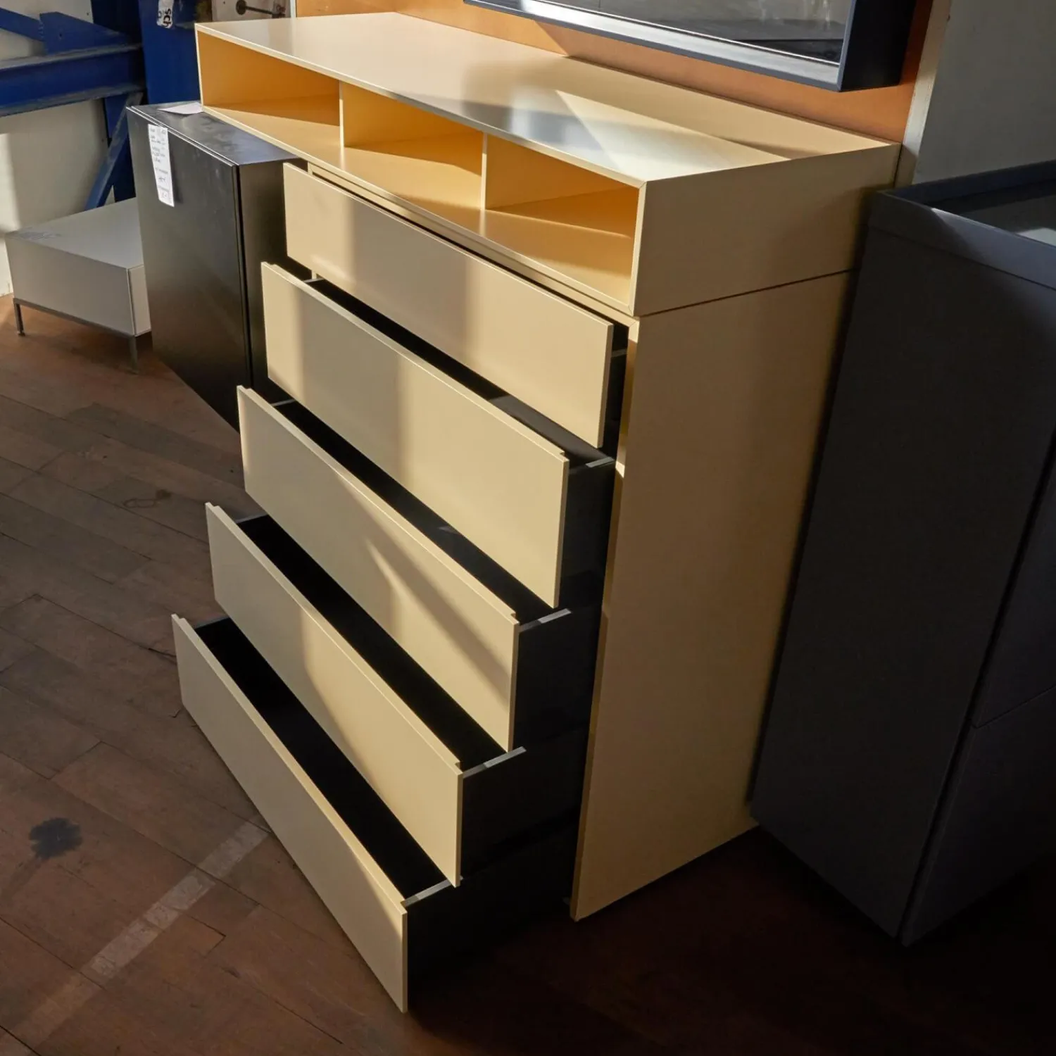 Schönbuch Kommoden & Sideboards|Sideboard Und Offenes Element Cosmo Sonderlack Sikkens F2.15.85 Pastell Orange