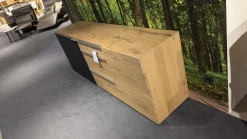 Voglauer Kommoden & Sideboards|Sideboard V Alpin AS22L A L Eiche Altholz Und Colorglas Anthrazit