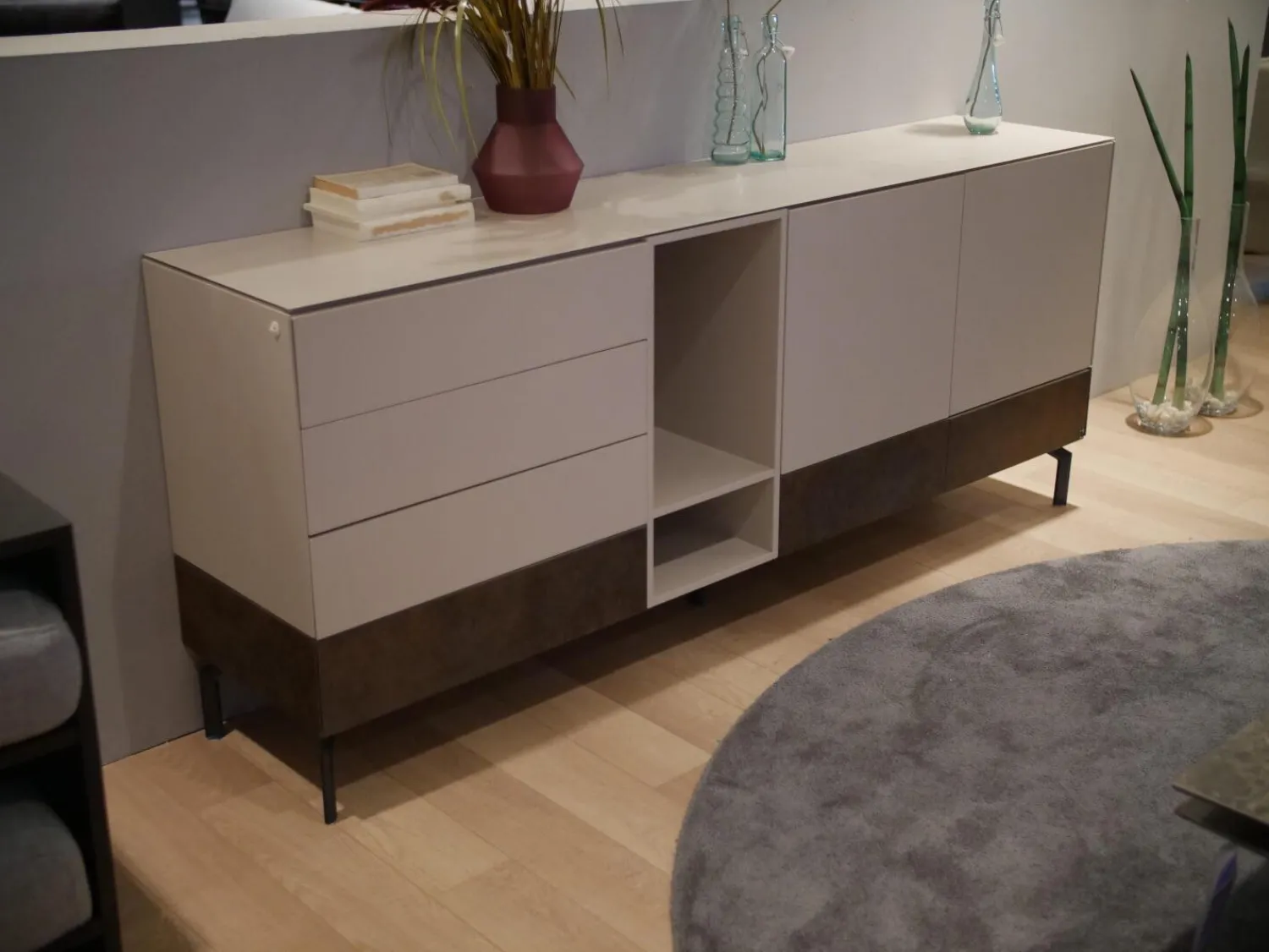 WK Wohnen Kommoden & Sideboards|Sideboard WK 430 Majestro Grau