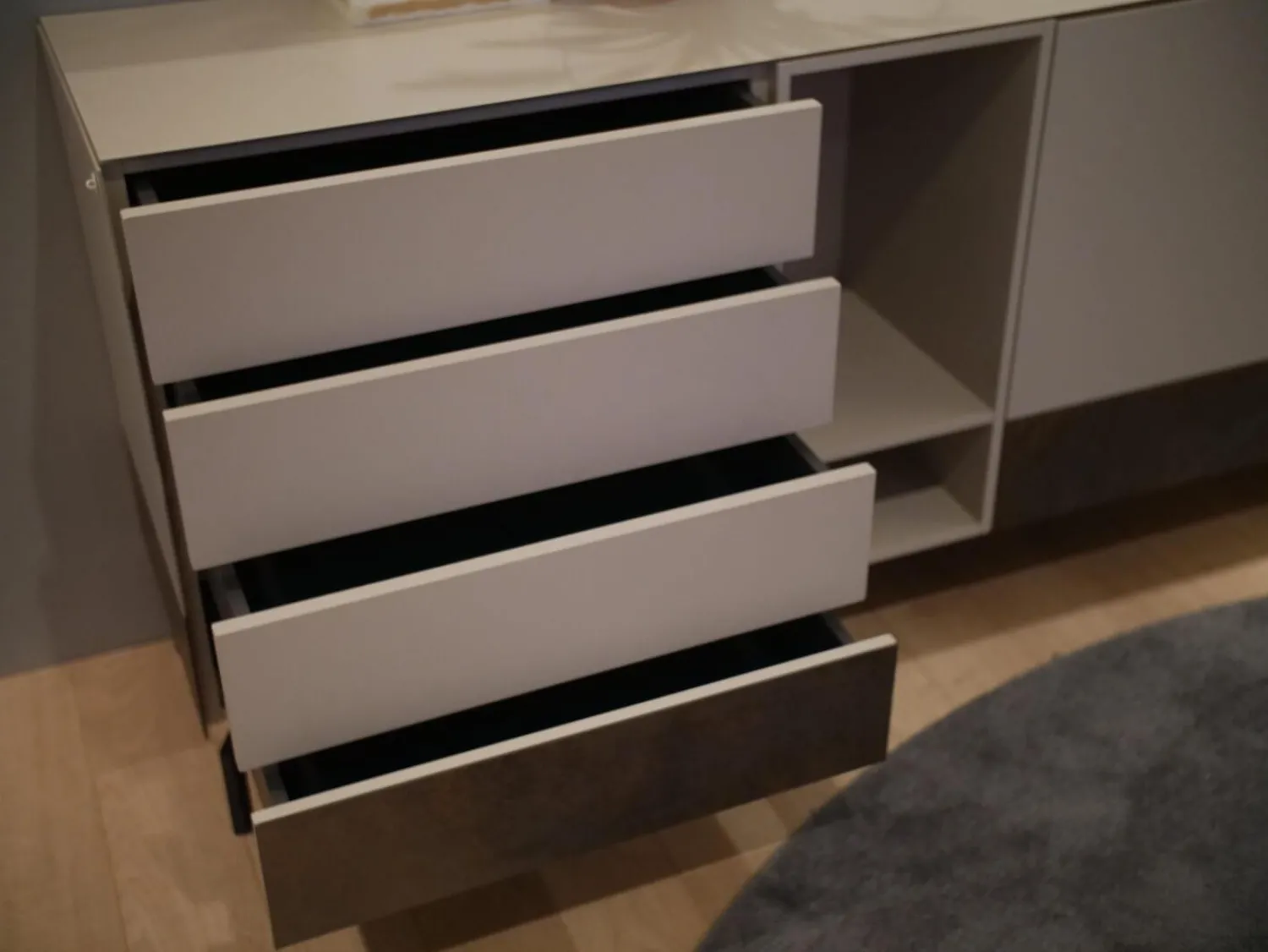 WK Wohnen Kommoden & Sideboards|Sideboard WK 430 Majestro Grau