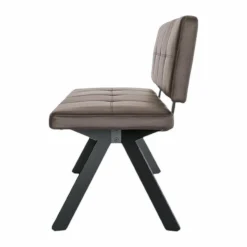 Girsberger Bänke|Sitzbank Carim Leder Donna 800 Schwarz Gestell Metall Schwarz Beschichtet