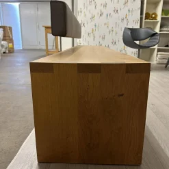 Janua Bänke|Sitzbank SC02 Europäische Eiche Natur Geölt Rückenteil Bezug Leder Elefant Anthrazit