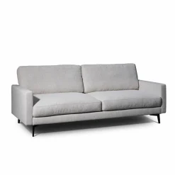 Cramer Polstermanufaktur 2-Sitzer-Sofas|2-Sitzer Sofa Altopiano Stoff AB Chill JAB 1026-071 Grau Füße Metall Schwarz Gepulvert