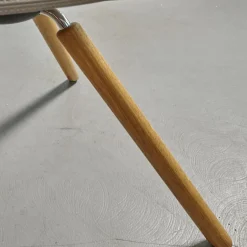 Tonon Stuhlsets|Sitzgruppe Armlehnstuhl Step Bezug Eco Kunstleder Schlamm Gestell Eiche