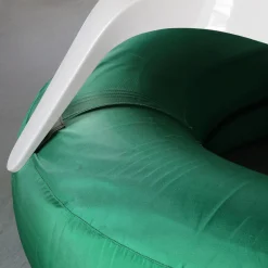 Extremis Loungemöbel|Sitzgruppe Donuts Autoreifen Grün Tisch Weiß